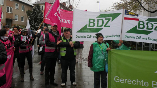 Demonstrationsteilnehmer BDZ Rostock