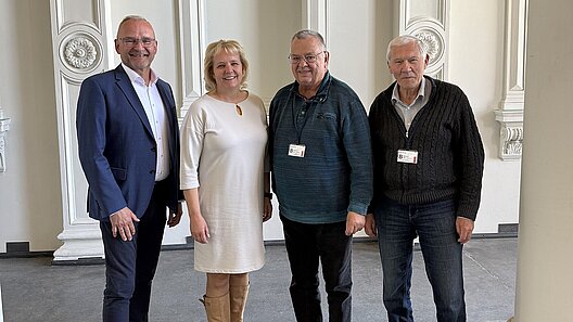 Teilnehmer des Gesprächs bei der SPD Landtagsfunktion