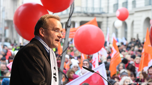 Demo und Kundgebung in Schwerin