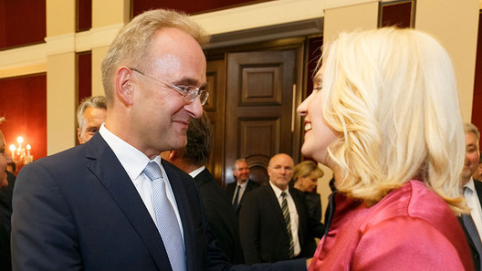 Dietmar Knecht und Manuela Schwesig